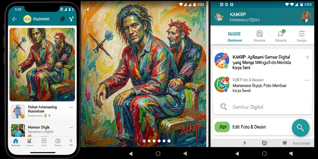 Antarmuka aplikasi KAKRP yang intuitif dan menarik.