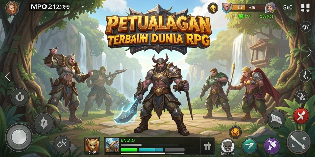 Tampilan antarmuka MPO2121 yang menarik dan fungsional untuk RPG.