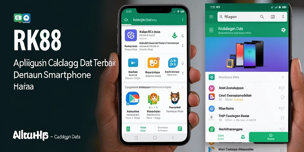 Tampilan antarmuka RK88 yang sederhana dan fungsional.