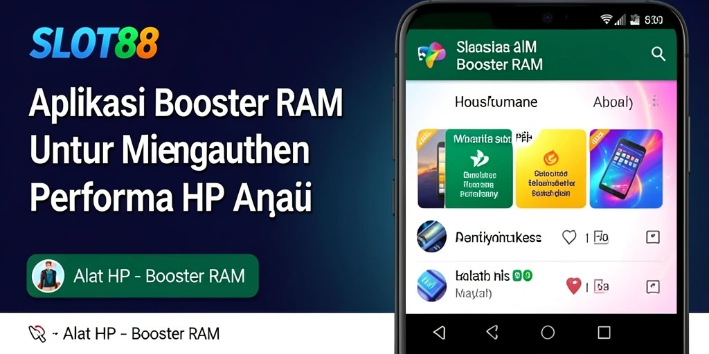 Antarmuka SLOT88 yang sederhana dan fungsional untuk Booster RAM.